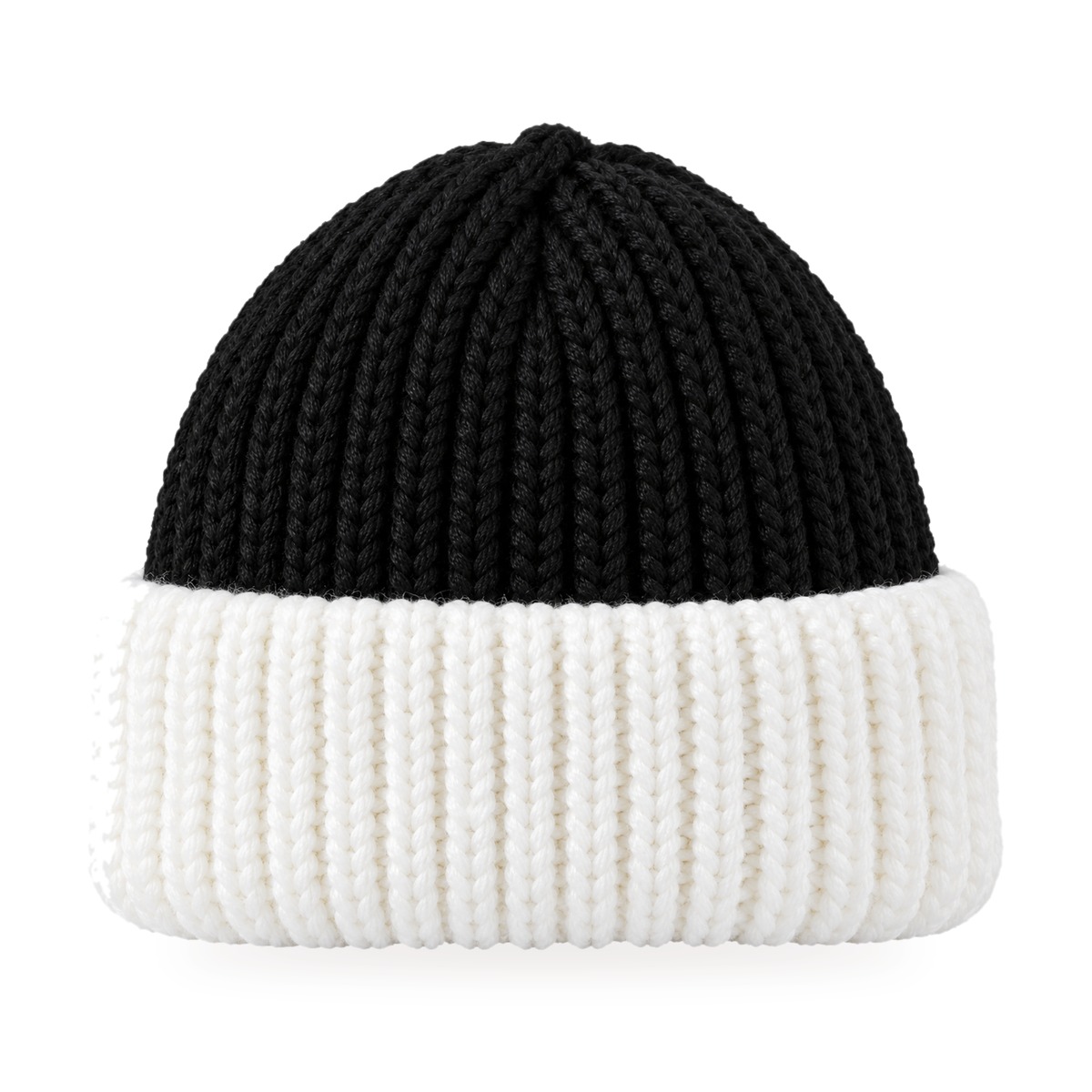 Gorro blanco y negro para personalizar
